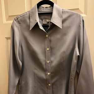 Silk button down blouse from AKA Eddie Bauer